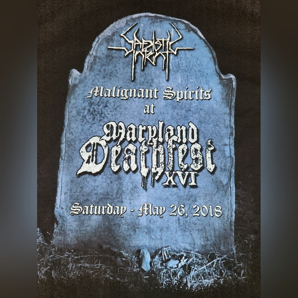 💀SADISTIC INTENT - MARYLAND DEATHFEST XVI - FESTIVAL SHIRT - MENS SIZE XL - Picture 8 of 9